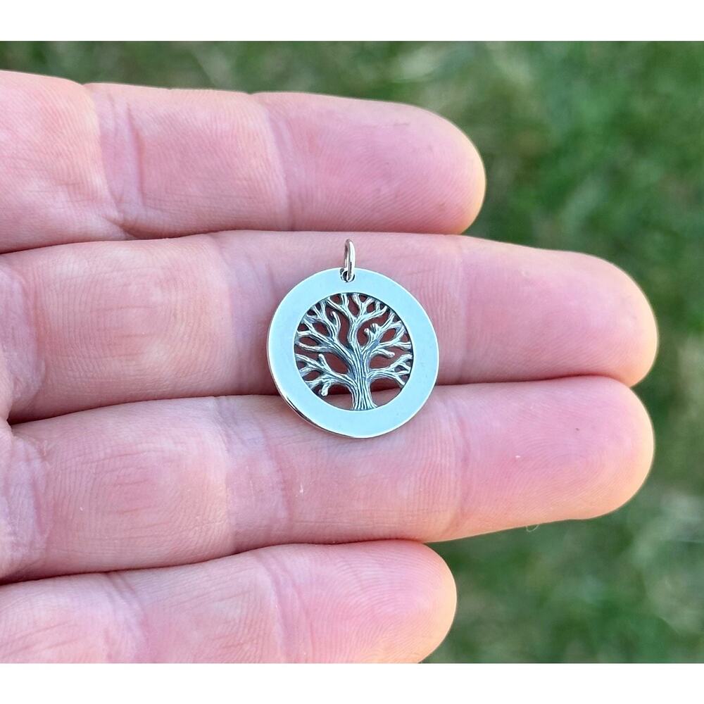 Sterling Silver Tree Of Life Charm, Tree Of Life … - image 1